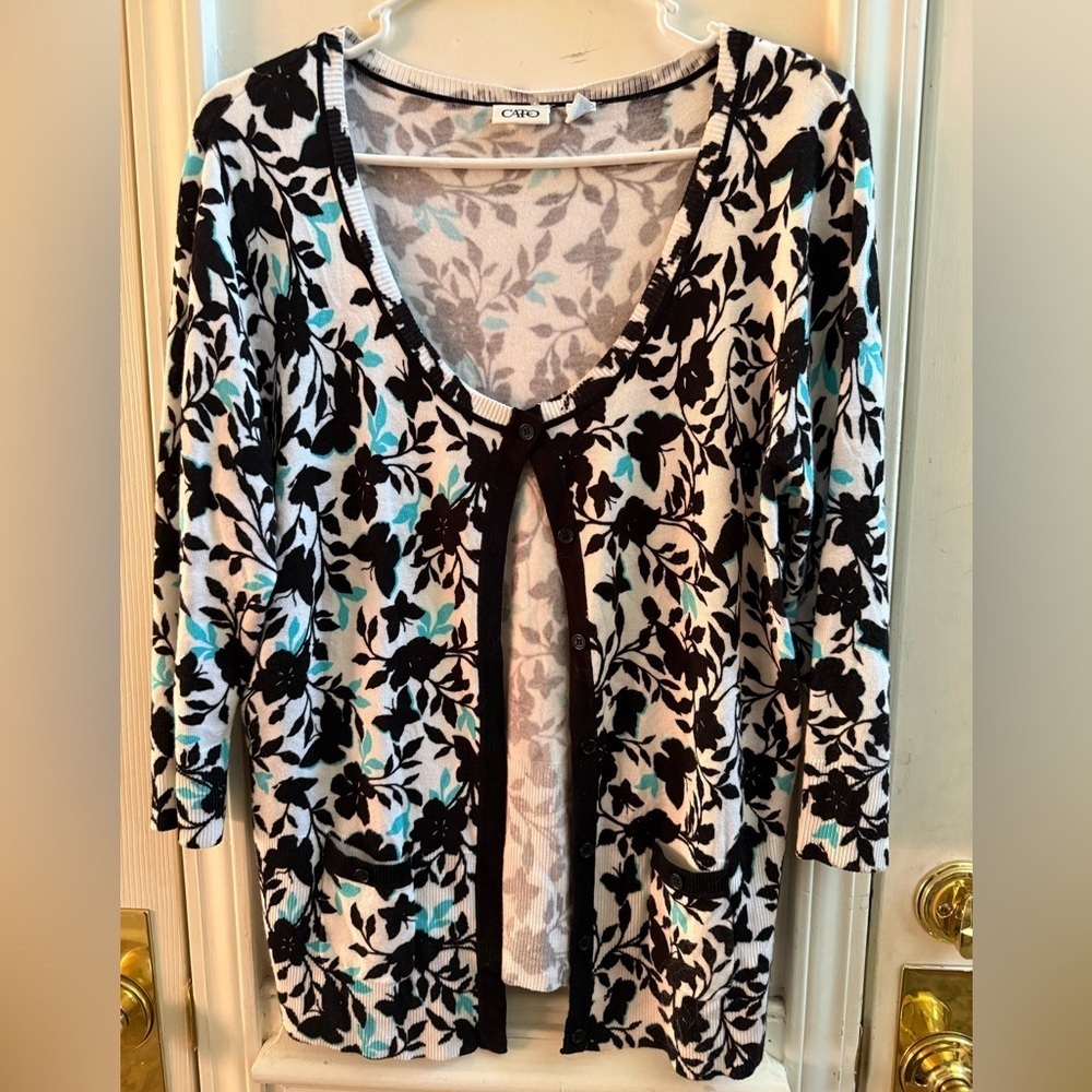 New Cato Floral Cardigan